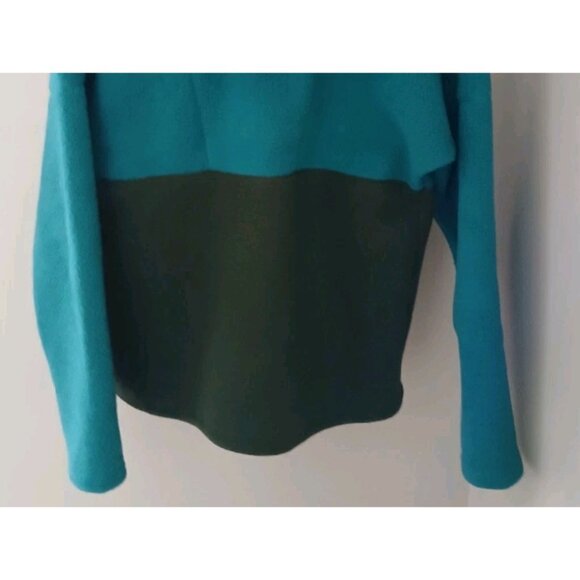 L.L Bean Katahdin Fleece Half-Zip Hoodie Colorblock - Picture 8 of 9